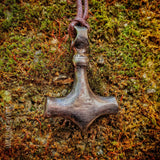 Mjolnir hecho a mano acero inoxidable - Se puede grabar runa