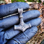 Mjolnir hecho a mano acero inoxidable - Se puede grabar runa